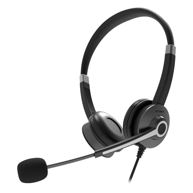 Audifono Diadema Acteck CENTRIC PRO HP640 Alambrico USB Negro AC-935319