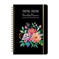 thumbnail image 3 of WUXIAB 2026-2030 A5 Monthly Planner,Stylish Long-Term Schedule Organizer,Bound Lay-Flat Elastic Closure Planner,Chic Botanical Cover Productivity Planner,5-Year Personal Development Organizer L, 3 of 9