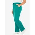 thumbnail image 3 of Woman Within Plus Size Sport Knit Straight-Leg Pull-On Pants, 3 of 5