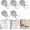 Silver, variant on Rhinestone Button Cover Tutuviw 5 Pcs Golden Crystal Cover for Women Blouses Detachable Shirt Clips Buttons Crystal Fancy Buttons for Dress Suit Jeans Clothing DIY Holiday Decoration Embellishments