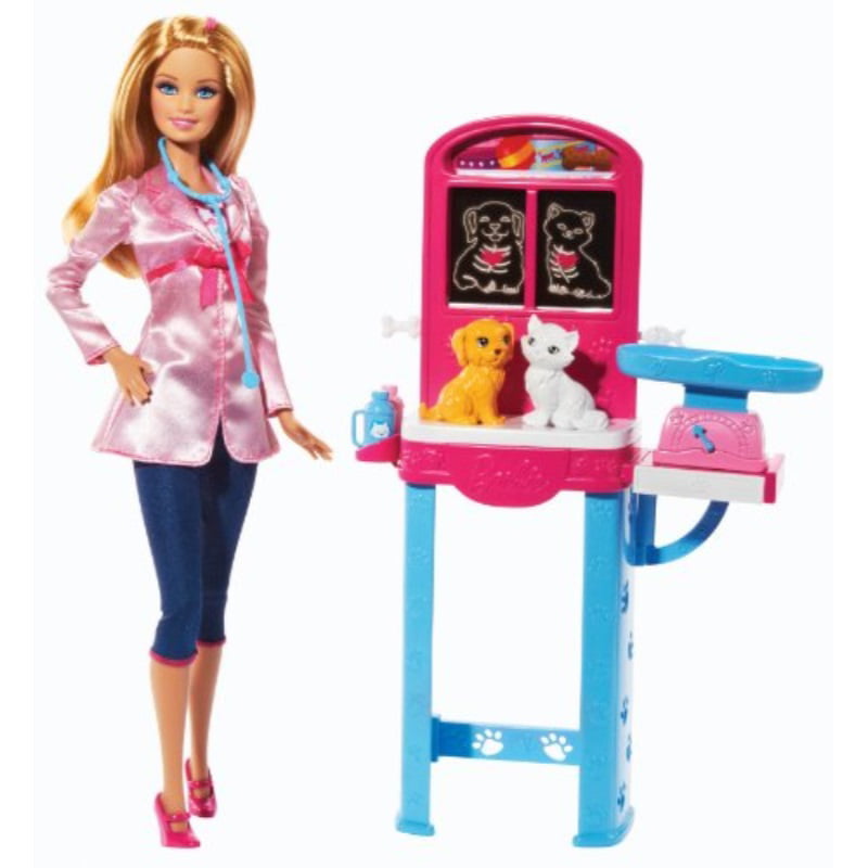 Pet Vet Office Barbie Career Places Playsets