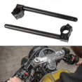 thumbnail image 2 of Motorcycle Handlebars 22mm Handlebar Clip-ons Fork Handle Bars Clip Ons For Universal Cafe Racer Motorcycle 31mm - 51mm Aluminum, 2 of 5