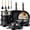 Black, variant on Kikcoin Ceramic Pots and Pans Set, 24-Piece Nonstick Cookware Set with Detachable Handlea, Stackable Pots Set for Kitchen, Induction and Dishwasher Safe, Beige