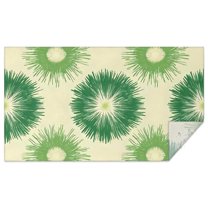 Green Tie Dye Rectangle Tablecloth 60"x102",Waterproof Polyester Rectangle Table Cloth, Wipeable Spillproof Polyester Tablecloth for Dining, Camping, Indoor and Outdoor