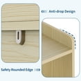 thumbnail image 5 of Toy Storage Organizers with Movable Drawers,Kids Toy Storage with Hidden Wheels,Toy Chest Storage with 5 Open Cubbies,Kids Bookshelf/Toy Storage Shelf for Girls,Boys, 5 of 11