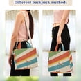 thumbnail image 4 of FORMRS Womens Corduroy Tote Bag Crossbody Shoulder Handbag with Pocket, Colorful Plane, 4 of 7