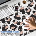 thumbnail image 2 of Long Mouse Pads for Desk,White Cow Black Spot Head Pattern Desk Mats on Top Of Desks, Desk Mouse Pad Extra Large with 3mm Non-Slip Base and Stitched Edge for Gaming,Office,Work,Home 47.3"x23.6", 2 of 6