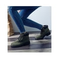 thumbnail image 3 of Fangasis Women Combat Boot Warm Ankle Booties Lug Sole Winter Boots Outdoor Lightweight Short Bootie Green 5, 3 of 9