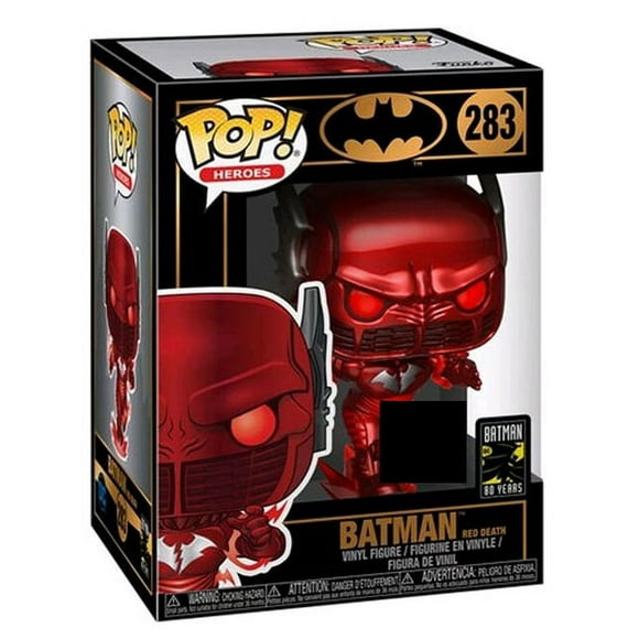 Pop DC Heroes 3.75 Inch Statue Figure Batman - Red Death Batman #283 Exclusive