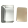 thumbnail image 2 of Golden Color Metal Tin Box With Lids, Extra Large Containers, For Keeping Keys, Candys, Cookies, Pen, ect. 9 X 6.5 X 4 inches, Great for Holiday Gift Box, 2 of 6