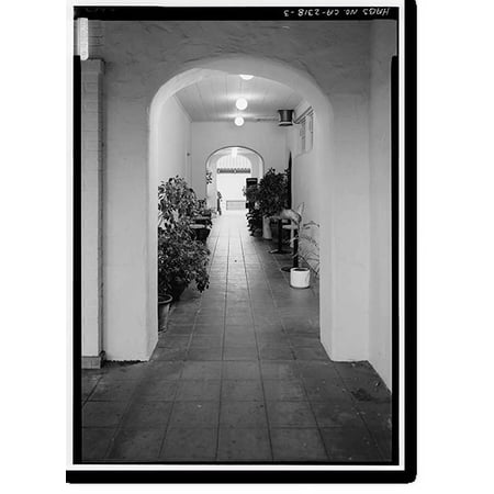 Historic Print, Rancho Santa Fe School (Second), 6024 Paseo Delicias, Rancho Santa Fe, San Diego County, CA - 3, 18" x 24"