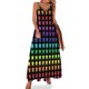thumbnail image 1 of Vestido sin mangas con dientes de arcoíris Vestido largo mujer Ropa de lujo mujer vestido de noche, 1 of 7