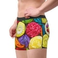 thumbnail image 4 of Disketp Brightly Colored Cupcakes Men'S Boxer Briefs,Soft And Breathable Cotton Underwear With Comfortflex Waistband, 4 of 9