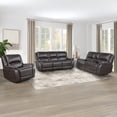 thumbnail image 5 of Steve Silver Alexandria Chocolate Power Recliner, Top Grain Leather, USB Port, 5 of 5