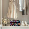 thumbnail image 4 of HELLHERO Sloth Floral Pattern Design Polyester Lightweight Dustproof Travel Iron Organizer, Case Only, 4 of 6