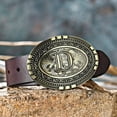 thumbnail image 5 of Mens Western Belt Buckle - Initial Cowboy Letter Oval Belt Buckles for Women, 5 of 10