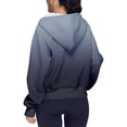thumbnail image 4 of GXIPO Womens Plus Size Sweatshirt Full Zipper Long Sleeve Coats Thumb Hole Zip Up Hoodie Solid Color Pullover With Pockets Navy XL, 4 of 6