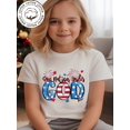 thumbnail image 1 of 100% Cotton Patriotic "One Nation Under God" Youngsters T-Shirt - Comfortable, All-Season Round Neck Tee with American Flag Design, Perfect Gift for Boys & Girls, 1 of 6