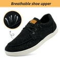 thumbnail image 2 of Men Women Lace up Loafers Boat Shoes with Slip On Casual Shoe for Lightweight Canvas Loafer Comfortable, 2 of 7