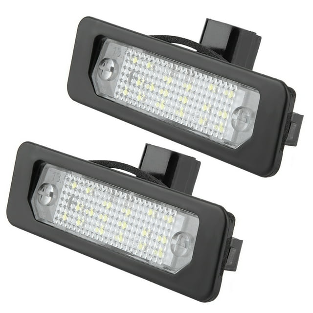 Plaque d'Immatriculation Feux, Résistant à l'Usure Faible Consommation 2Pcs Conduit Lampe de Frein Installation Simple pour le Remplacement des Accessoires de Voiture pour