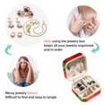 thumbnail image 4 of Ladybird Travel Portable Square Jewelry Box: Storage Box, Decorative Box, and Jewelry Stand for Rings, Earrings, Necklaces, Bracelets, and More – Ideal for Girls and Women, 4 of 6
