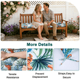 thumbnail image 3 of PUKNLY Porch Swing Cushion 60*20*4 in, 2-3 Seater Waterproof & Fade-Resistant Bench Seat Cushion Replacement with Strips, Outdoor Swing Pads for Camping, Beach, Garden, Patio, Balcony, Summer, 3 of 7