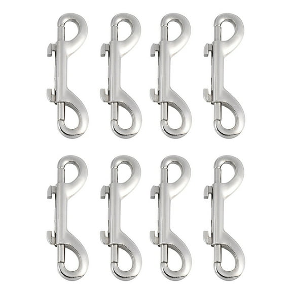 Toddmomy Metal Snap Clips Double End Bolt Snap 8Pcs For Industrial Use And Outdoor Activities