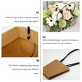 thumbnail image 6 of REOFLYUP Valentine's Day Kraft Paper Bag present Packaging Rectangle Khaki 7Pcs 6.3X3.5X11.8in, 6 of 6