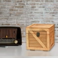 thumbnail image 6 of Stackable Wooden Cargo Crate Style Storage Chest, 6 of 8