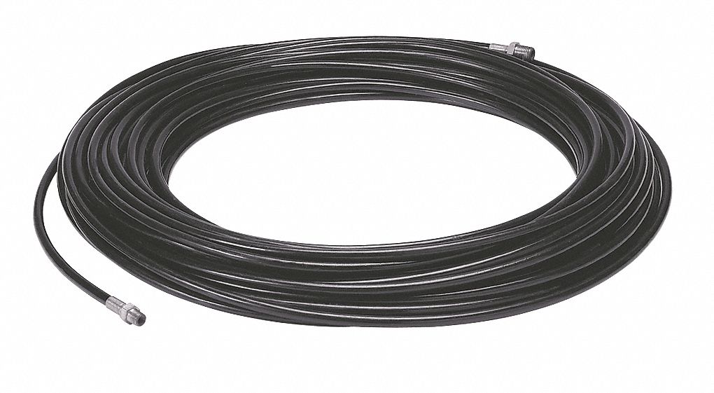 Ridgid Drain Cleaner Hose, NzleConnection 1/8in H1435