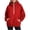 Red, variant on gbyLJF Women's Oversized Half Zip Hoodies Drop Shoulder Pullover Sweatshirt Loose Fit Fashion Clothes Casual Sporty
