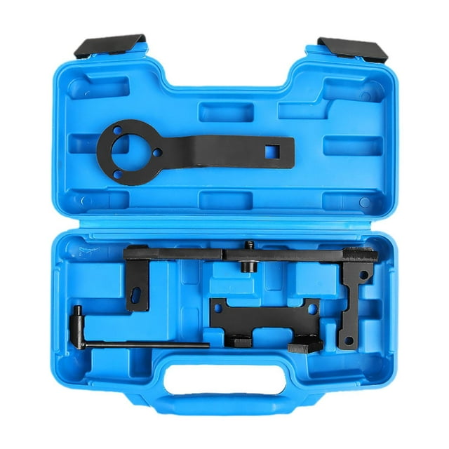 DYNWAVECA Kit d'Outils de Minuterie Moteur, Réparation Automobile, Acier, Portable avec Boîte de Rangement Outils Manuels Entretien Automobile pour 2008 408 308S