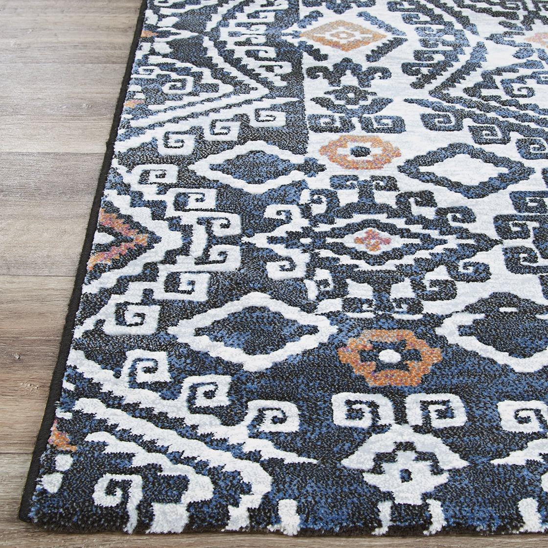 Couristan Everest Bohemia Denim-Ivory Area Rug
