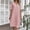 Pink, variant on Summer Dress Women's Dress Lightweight V Neck Beach Dress Half Sleeve Midi Dress Loose Knee Length Buttons Dress With Pockets Teenager Casual Dresses Dresses Casual Travel Dresses for Women Womens