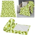 thumbnail image 3 of Throw Blanket New Dill Pickles Ultra- Soft Micro Fleece Blanket Throw 50"" x40 Cozy Luxury Bed Blanket for Bed Sofa Couch Living Room Fall Spring Winter Use Throw Blanket for Men Womens BONLOR, 3 of 6