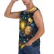 thumbnail image 3 of Fotbe Space Planet Men's Camiseta sin Mangas Estampada para Hombres, Playera Casual para Gimnasio, Entrenamiento, Playa-Large, 3 of 7