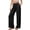 29# Black, variant on Womens Travel Pants Quick Dry Lightweight Stretch Elastic Waist with Pockets Summer Casual Workout Hiking Joggers Khaki M