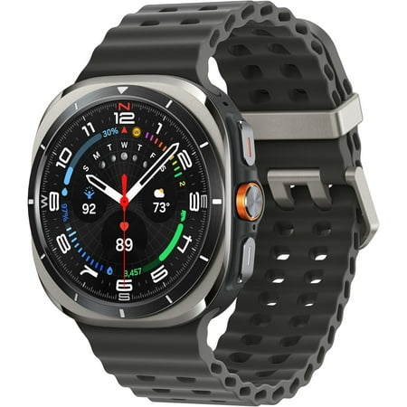 Samsung Galaxy Watch Ultra (GPS +LTE) 47mm Smartwatch with Heart Rate Monitor | Titanium Silver/Dark Gray | Brand New (International Version)
