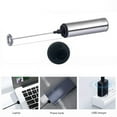 thumbnail image 3 of Usb Electric Milk Frother Foam Maker Egg Whisk Mixer Handheld Rechargeable Tool, 3 of 7