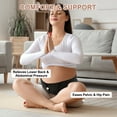 thumbnail image 3 of Unique Bargains Adjustable Pregnancy Belly Band 1 Pc Large Black, 3 of 7