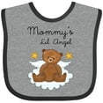 thumbnail image 3 of Inktastic Mommy's Lil Angel Boys or Girls Baby Bib, 3 of 4