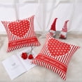 BLEUM CADE Valentines Day Pillow Covers 18 x 18 inch,Set of 2 Red Love