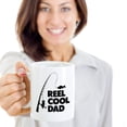 thumbnail image 2 of Reel Cool Dad Coffee & Tea Gift Mug, Fathers Day Gifts for Fishing & Angler Dad from Daughter, Son or Wife, 2 of 4