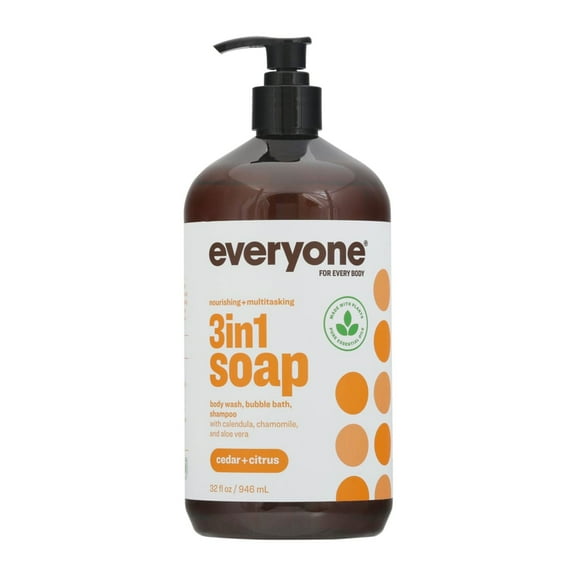Everyone 3-in-1 Soap for Men Cedar and Citrus 32 Oz.
