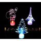 thumbnail image 5 of 2 lámparas navideñas 3D, figura de la Torre Eiffel de manzana de Papá Noel de acrílico, luz de noche LED, 5 of 5