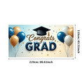 thumbnail image 3 of LUUFILx Congrats Grad Banner Sunflower Decor Backdrop Graduation Party Decoration Background Props Indoor Outdoor Celebration Removable Easy Setup, 3 of 9