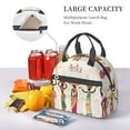 thumbnail image 5 of Uemuo Black African Woman Printed Lunch Bag Lunch Box Reusable Insulated Lunch Tote Bag, Leakproof Thermal Cooler Sack Food Handbags Case High Capacity, 5 of 5