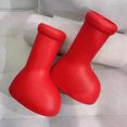 thumbnail image 3 of Grandes Botas Rojas Botas rojas grandes para mujer, botas de lluvia con punta redonda y antideslizante, botas femeninas de dibujos animados (11) Ndcxsfigh Para Estrenar, 3 of 8