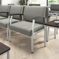 thumbnail image 3 of Bush Business Arrive Bariatric Waiting Room Guest Chair in Light Gray Vinyl, 3 of 9