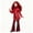 Red Girls B, variant on URSOFINE Princess Red Costume 3PCS Rise of Red Costume Halloween Wonderland Cosplay Outfits
